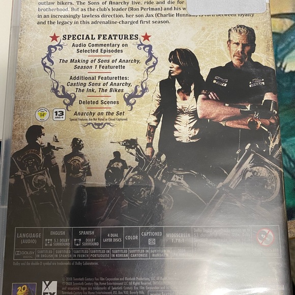 Sons of anarchy season 1 dvd - Picture 2 of 3